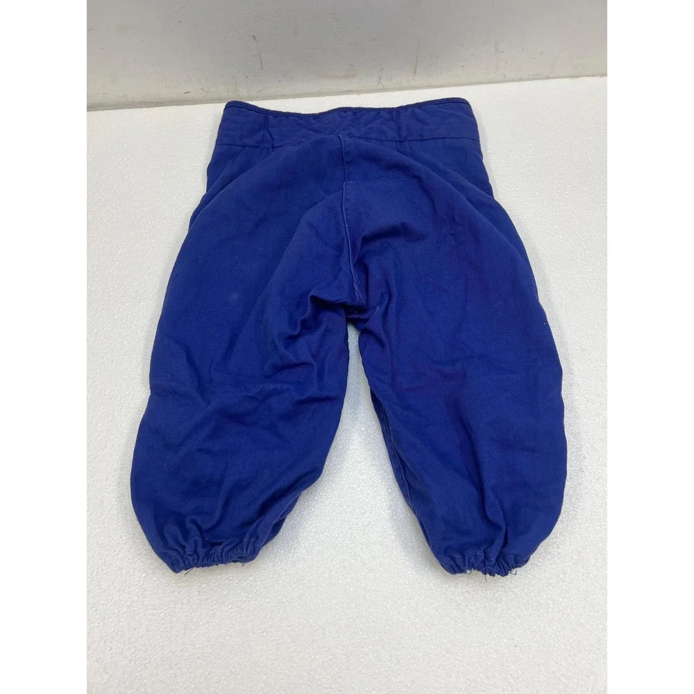 Vintage Football Pants PADDED Blue Striped pee wee child sports wall art decor